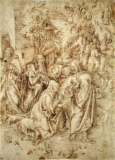 Le Christ prenant congé de sa mère - Lucas Cranach the Elder
